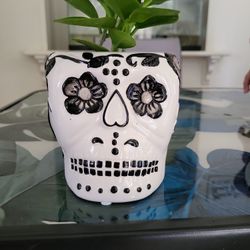 Sugar Skull White And Black 