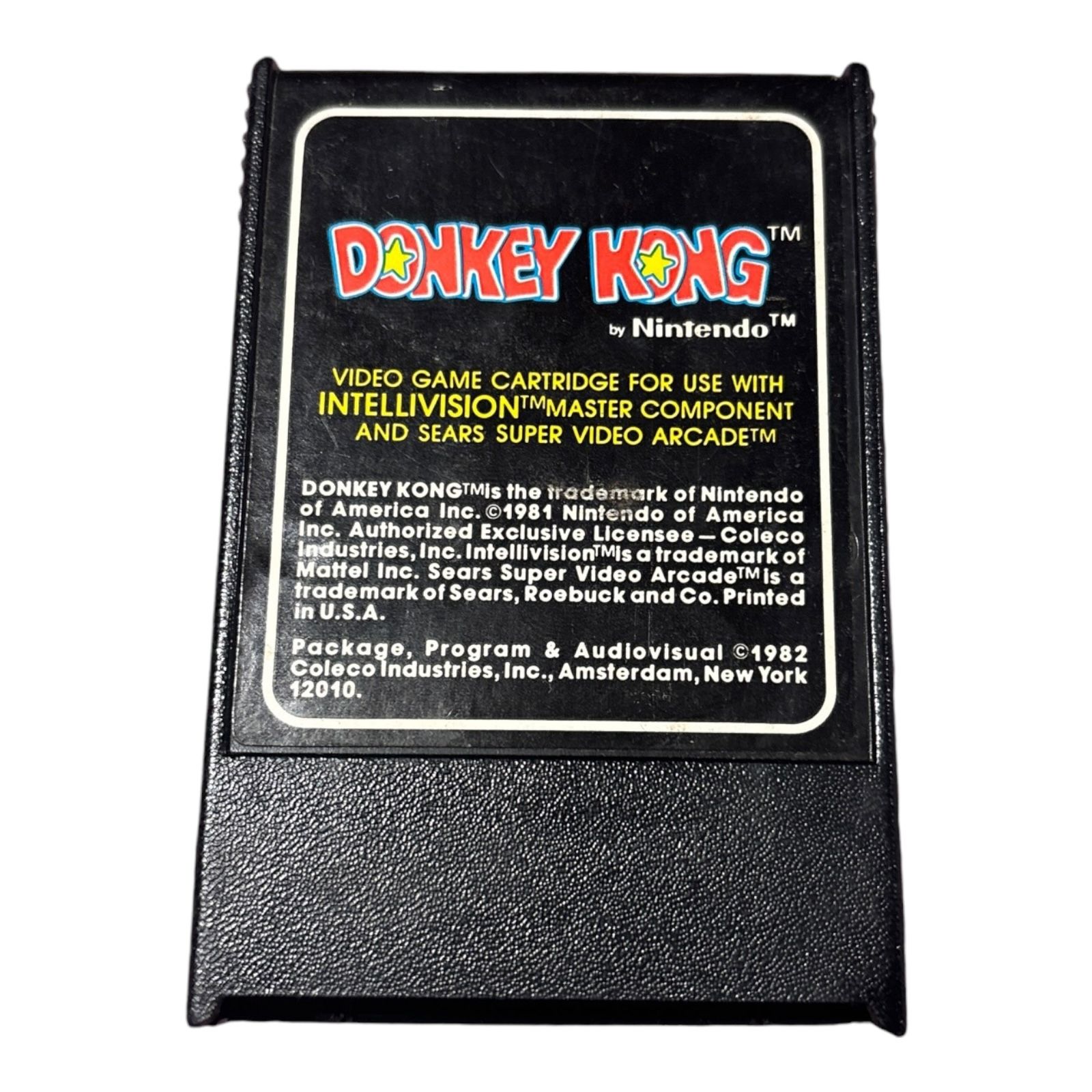Donkey Kong By Nintendo (Intellivision, 1982) Coleco