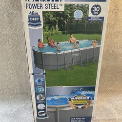 Above Ground Pool 18ft x 9ft 48in Deep - Factory Sealed 