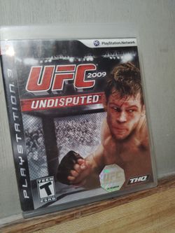 PS3 undisputed 2009 UFC 🥊