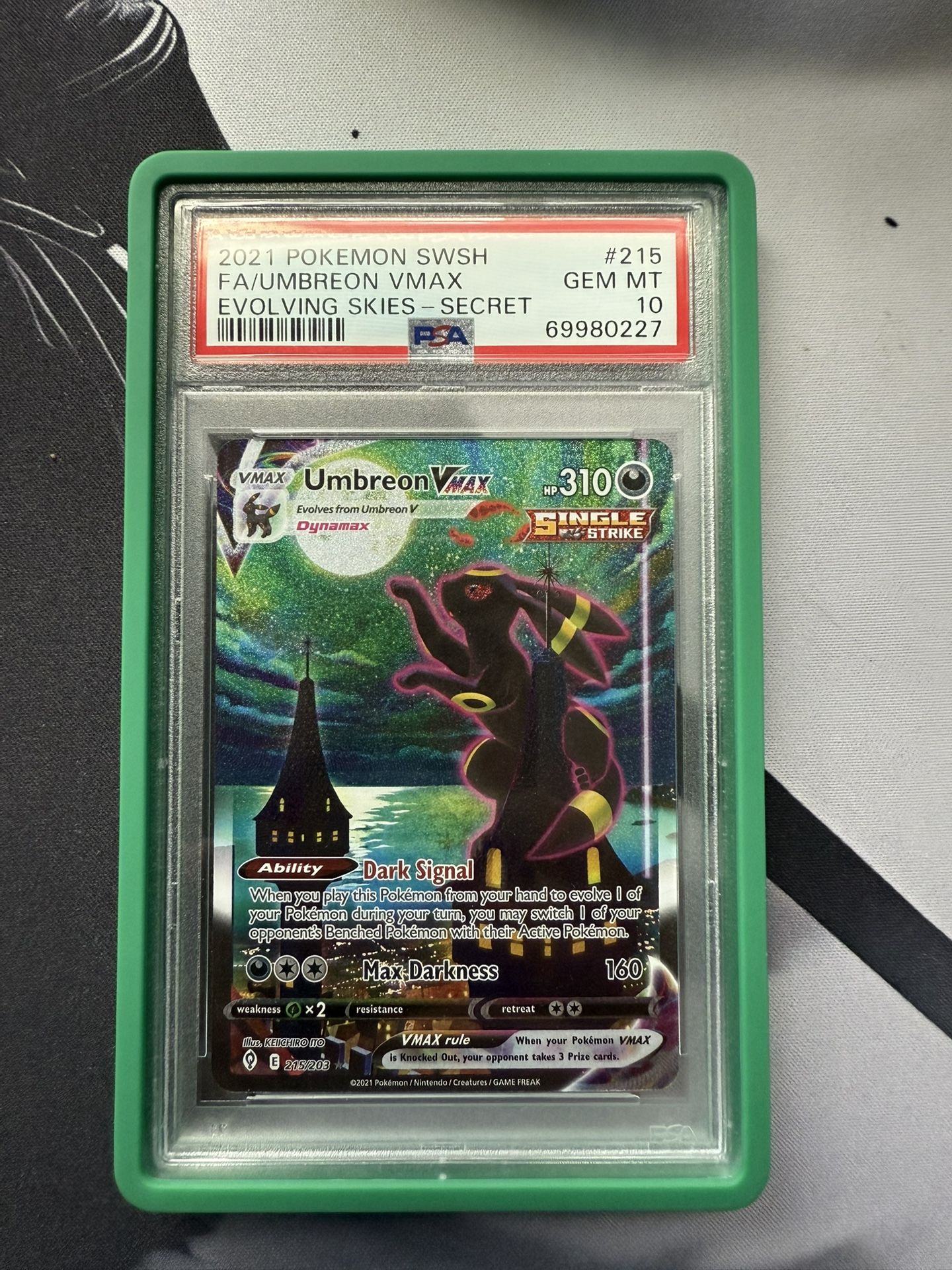 PSA 10 umbreon Vmax