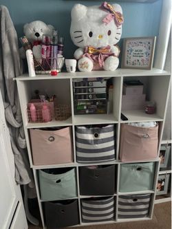 2 cubicle shelves