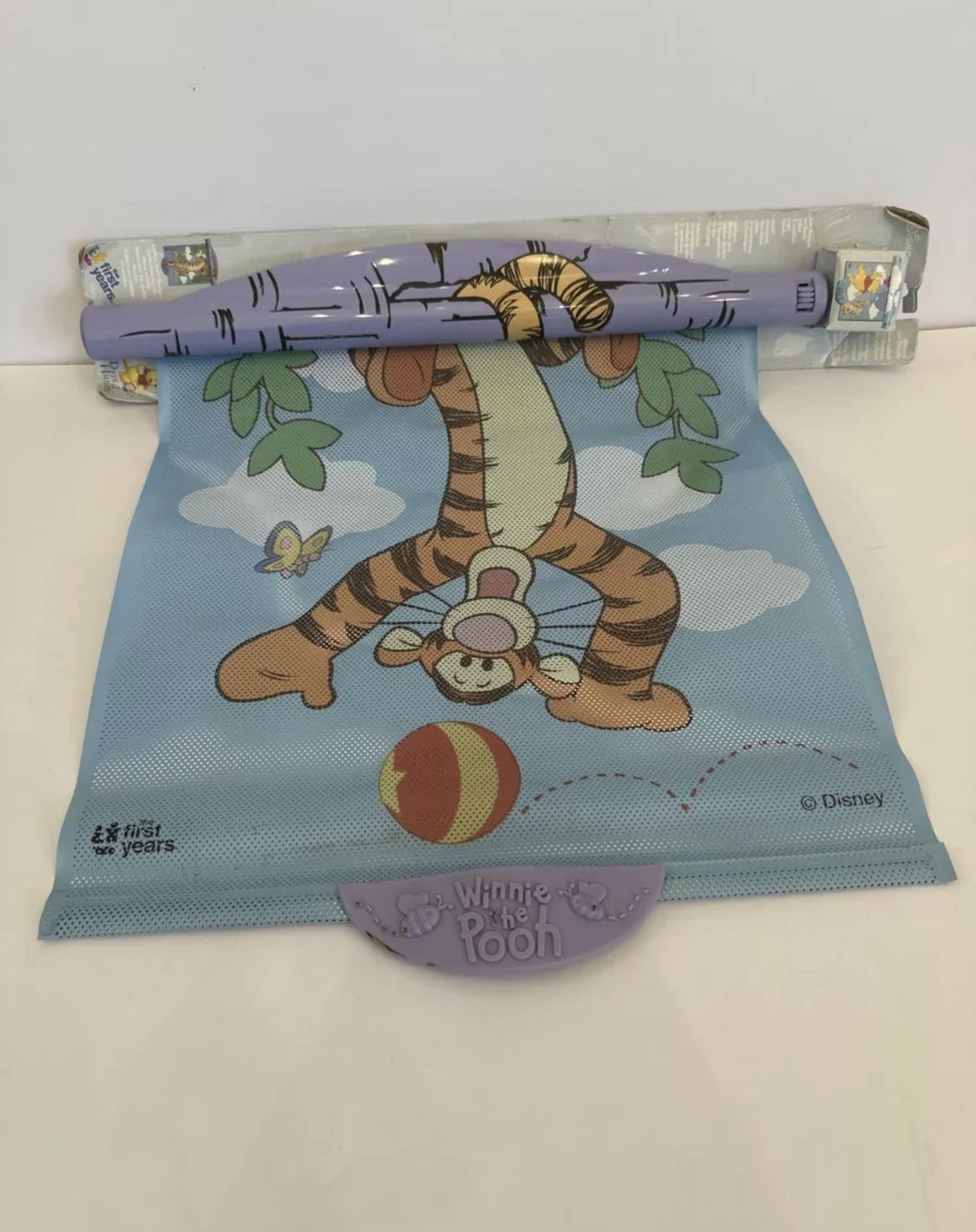 Disney First Years TIGGER Car Window Blind / shade / adjustable Winnie the Pooh 