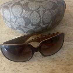 Coach Sunglasses And Coach Case Both In Great Condition