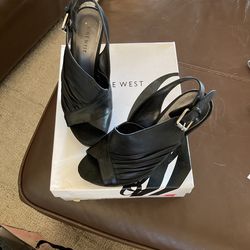 Nine West Black Heels 5 Inch