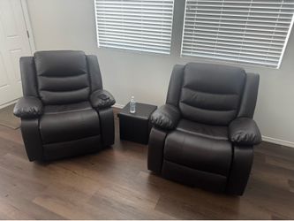 leather recliner rockers