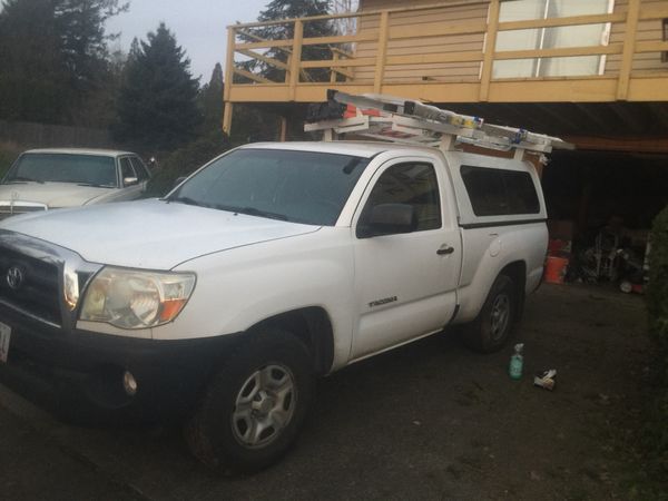 Toyota Tacoma Canopy >> Toyota Tacoma White Commercial Canopy Truck Topper Cap With Toyota Tacoma Canopy >> Toyota Tacoma White Commercial Canopy Truck Topper Cap With
