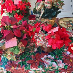 Artificial Pointsetia Plants 4 Available 