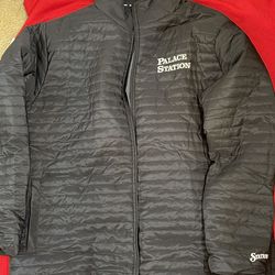 Men's full-zip quilted jacket, size 2XL, size XXL,"