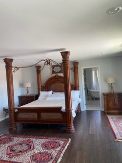 Michael Amini AiCo designer king bedroom