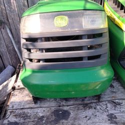 Two John Deere Hoods L110 The Other 125 Automatic $65 A Piece