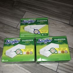 Swiffer Dry 16 ct Lot of 3
