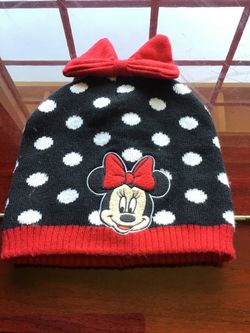 Minnie Mouse beanie, girls