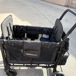 WonderFold W2 Elite Stroller Wagon-Excellent Condition Black