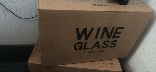 New wine glasses