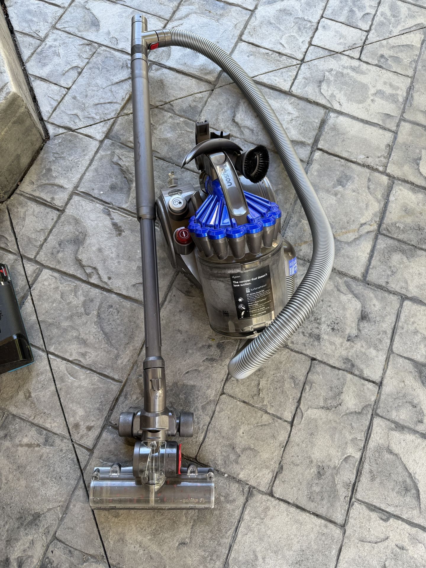 Dyson Vacuum Blue DC23 Bagless Canister Vacuum Cleaner