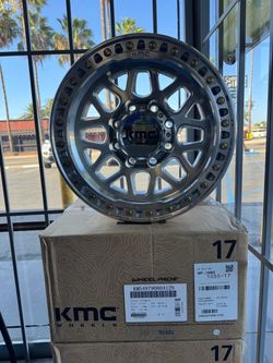 (4) 17” KMC 549 GRS All Machined 8x6.5 *$1100 FOR ALL 4🔥✅*