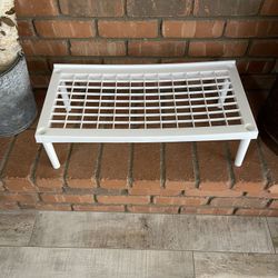 Large Plastic Stackable Storage Shelf