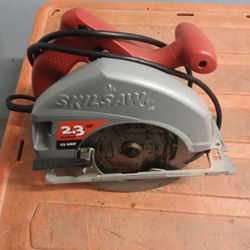 A, CIRCULAR SKILSAW 2.3 HP 12AMP. ONLY ONE AVAILABLE