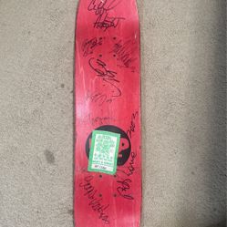 Skateboard Deck Signed By Tony Hawk And Many Others!