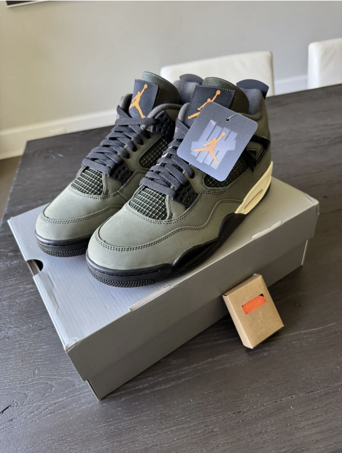 Undefeated Jordan 4 Size 10 and Size 11