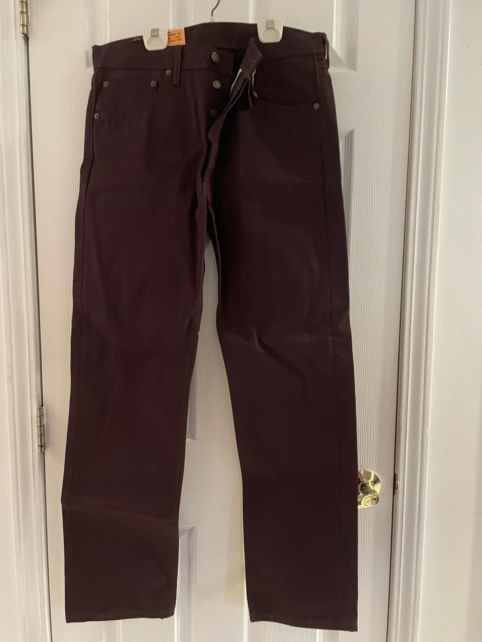 NWT Men’s 32x32 Levi’s brown jeans