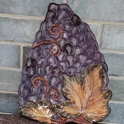 Beautiful Vintage Grape Serving Platter by Certified International