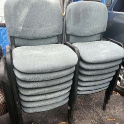 Stackable Office Chairs $25 Each (14 Left)