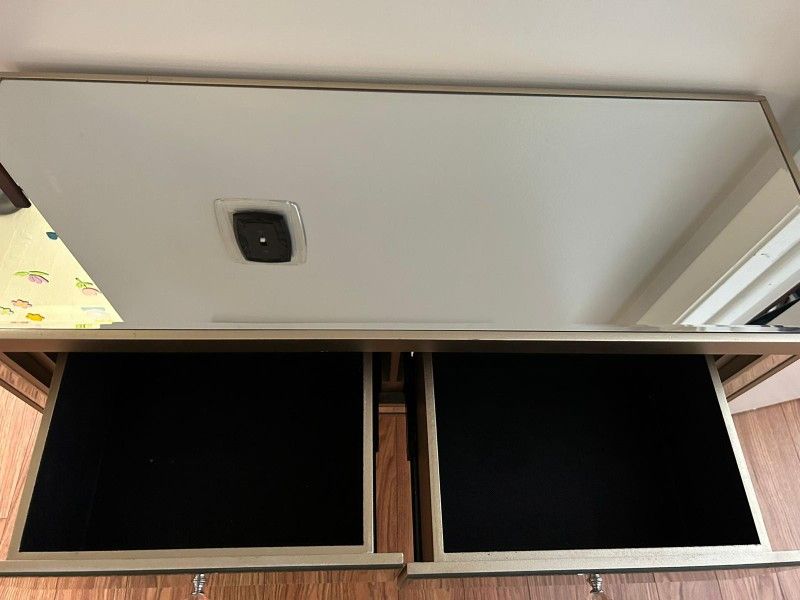 Mirror 2 Drawer Tablr
