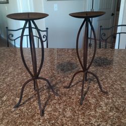 2 Decorative Candle Holders