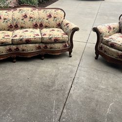 Antique Sofa & Chair