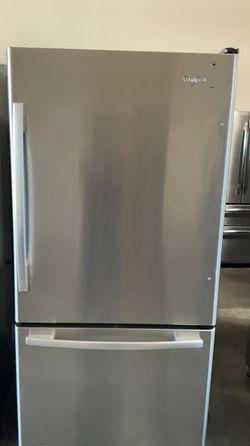 Whirlpool Bottom Freezer Stainless Steel Refrigerator
