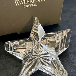 Vintage Waterford Crystal-Star Paperweight- With Original Box-$50 OBO 