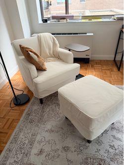 IKEA EKTORP Armchair and Ottoman
