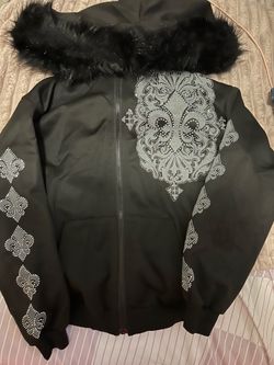 jacket with fur hood