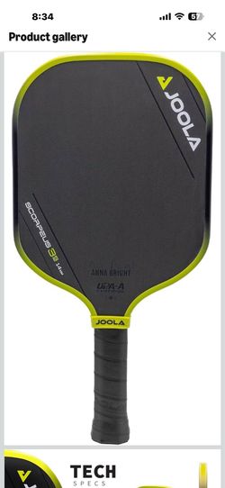 JOOLA 3S Pickleball Paddles – Raw Carbon Fiber Surface – Ben Johns Perseus, Hyperion, Scorpeus & Magnus Shapes – Elongated, Wide Body & Aero Curve Des