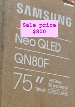 ⭕️ SAMSUNG 75-Inch Class Neo QLED 4K QN80F Series , Smart TV with Alexa built in