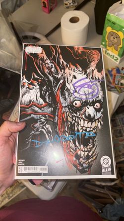 Batman DC Comic Signed Variant Cover