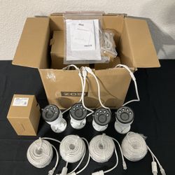 4PK 4MP Add-on Camera with Ethernet Cables. 