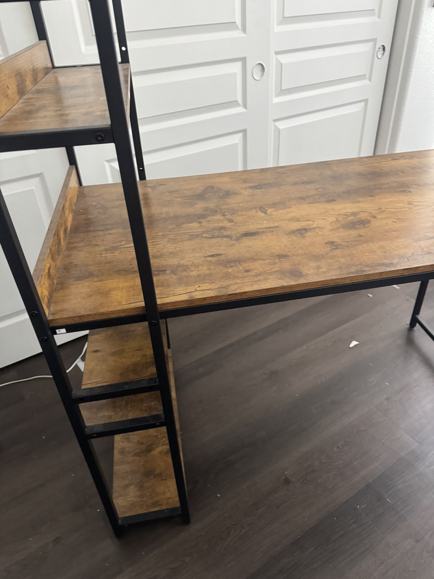 Table With Side Shelved