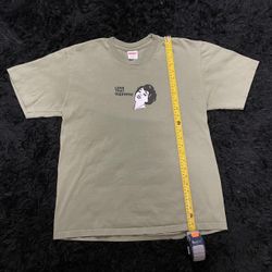 Supreme Men's Green and Khaki T-shirt(802812)