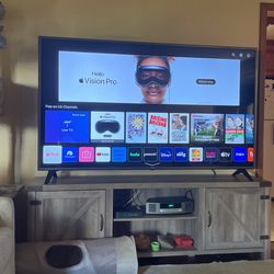 LG “75 TV 75UN6970PUD And TV Stand/Console
