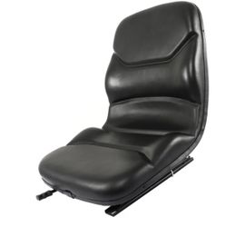 Black Seat with rail Case Backhoe Loader 580C 580D 580E 580L 580M Skid Steer Loader