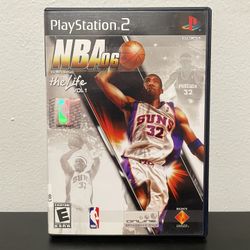 NBA 06 PS2 PlayStation 2 The Life Vol 1 Video Game CIB w/ Manual Basketball Sony