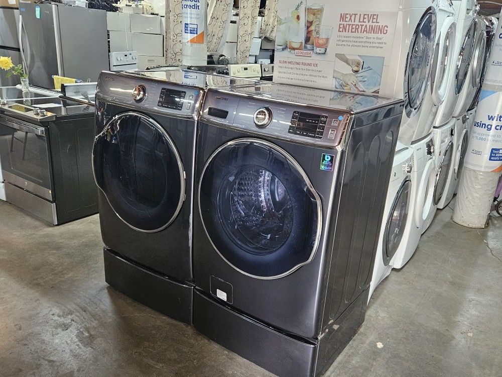 HUGE LANDLORD SPECIAL NICE CERTIFIED GENTLY USED REFURBISHED RECONDITIONED WASHER DRYER FRIDGE STOVE OVEN STACKABLE FREE WARRANTY ONLY 44FOR FINANCING