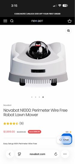 Novabot N1000 robot lawn mower