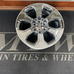 1 set of 4  '19-'23 Dodge Ram 1(contact info removed) Wheels 20" Chrome Clad 6GD77SZ0AA TRMAA