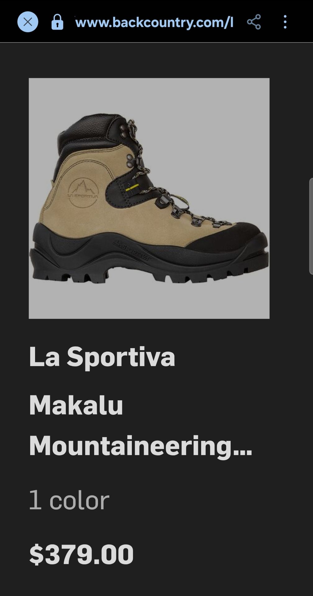 La Sportiva Mountaineering Boots