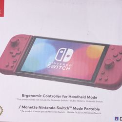 Hori Split Pad Compact for Nintendo Switch in Apricot Red