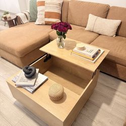 Large Lift Top Coffee Table With Storage 